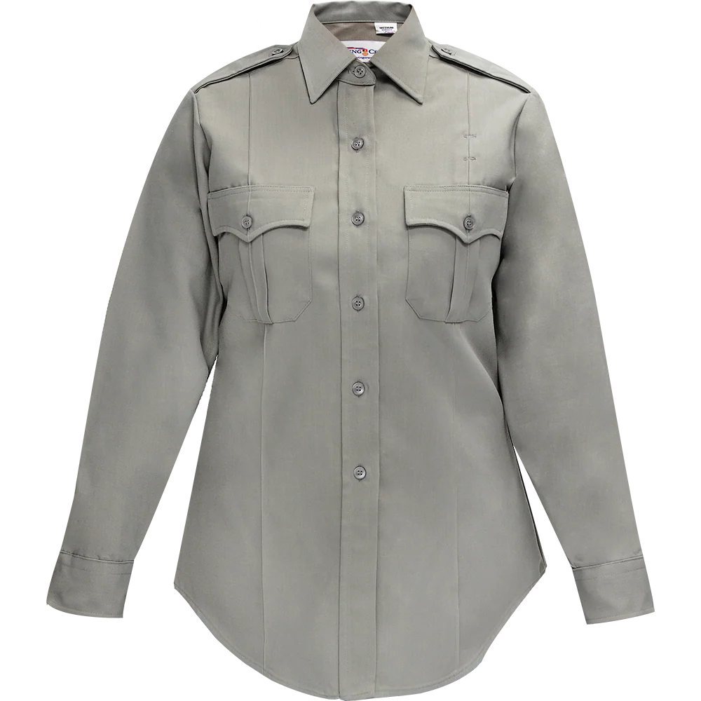 DURO POPLIN 65% POLY/35% COTTON WOMEN’S LONG SLEEVE SHIRT