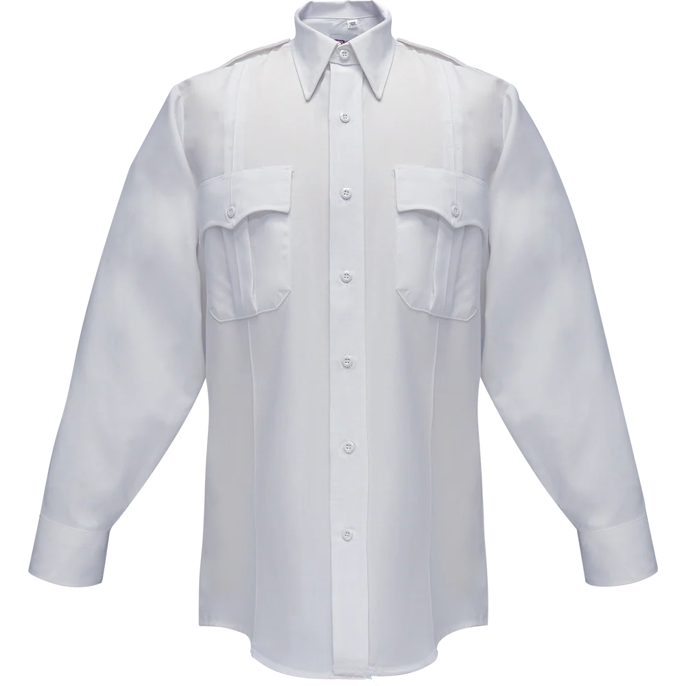 DURO POPLIN 65% POLY/35% COTTON MENS LONG SLEEVE SHIRT